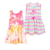 Pack 2 Vestidos de Algodón Niña Limited Too Rosado