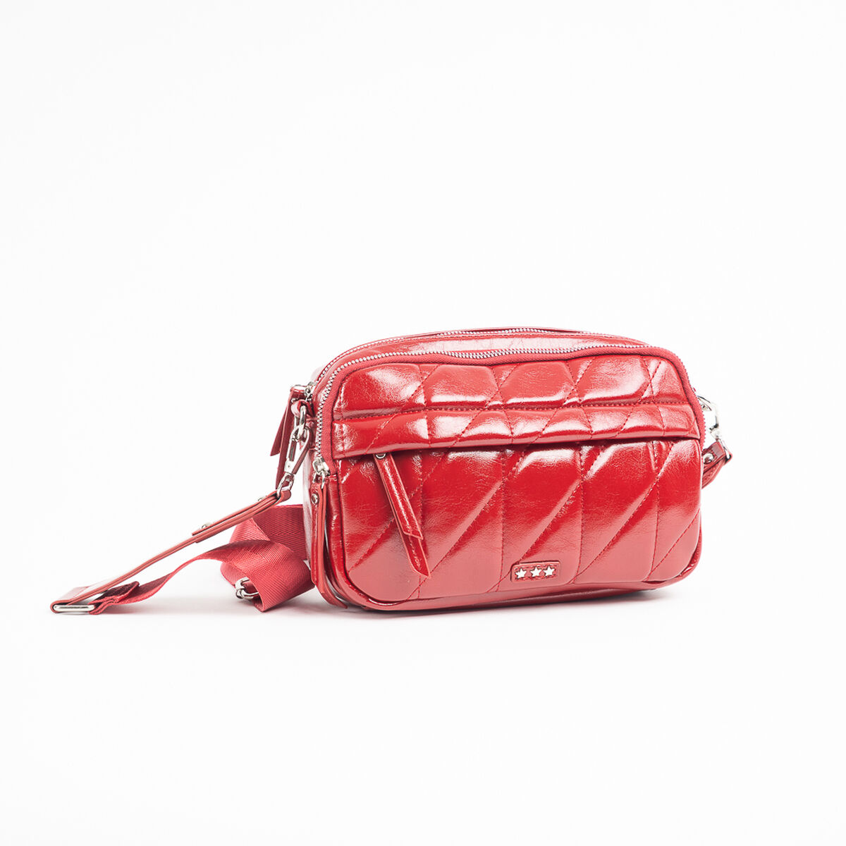 Bolso Rojo Charol Mujer Icono