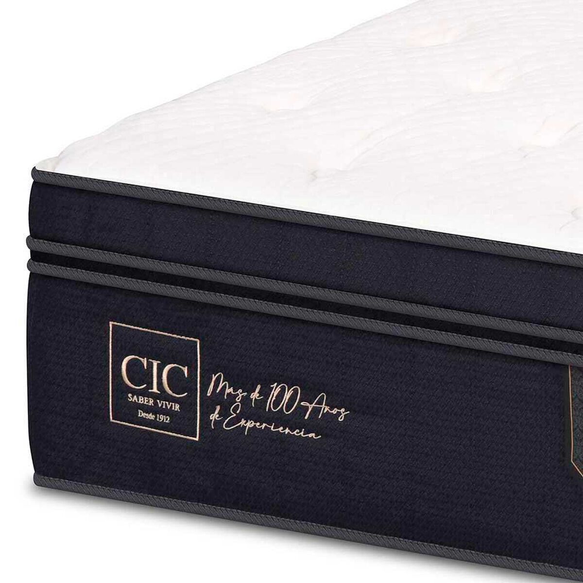 Colch&oacute;n CIC 1 Plaza S&uacute;per Premium + Cubrecolch&oacute;n