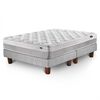 Cama Europea Cannon Base Dividida 2 Plazas Hybrid Cloud