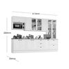 Kit Cocina Home Mobili Americana 12 Puertas 5 Cajones Natural