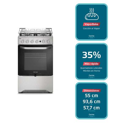 Imagen 2 del producto Cocina a Gas Fensa F 2606 T 4 Quemadores