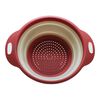 Colador Silicona Brando Plegable Circular Rosa
