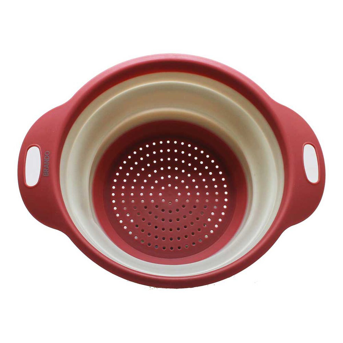 Colador Silicona Brando Plegable Circular Rosa