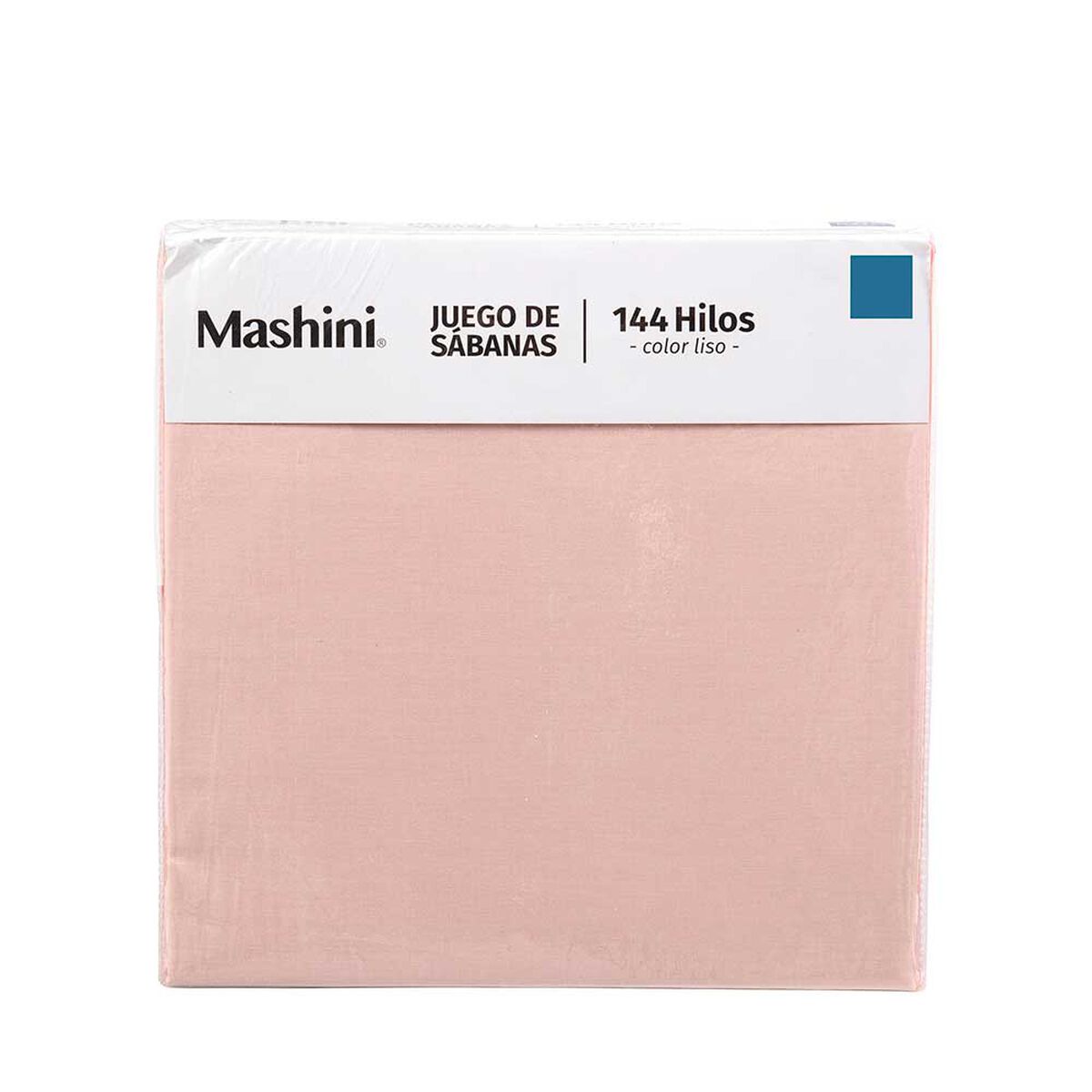 Juego de S&aacute;banas Mashini 144 Hilos King Liso Malva