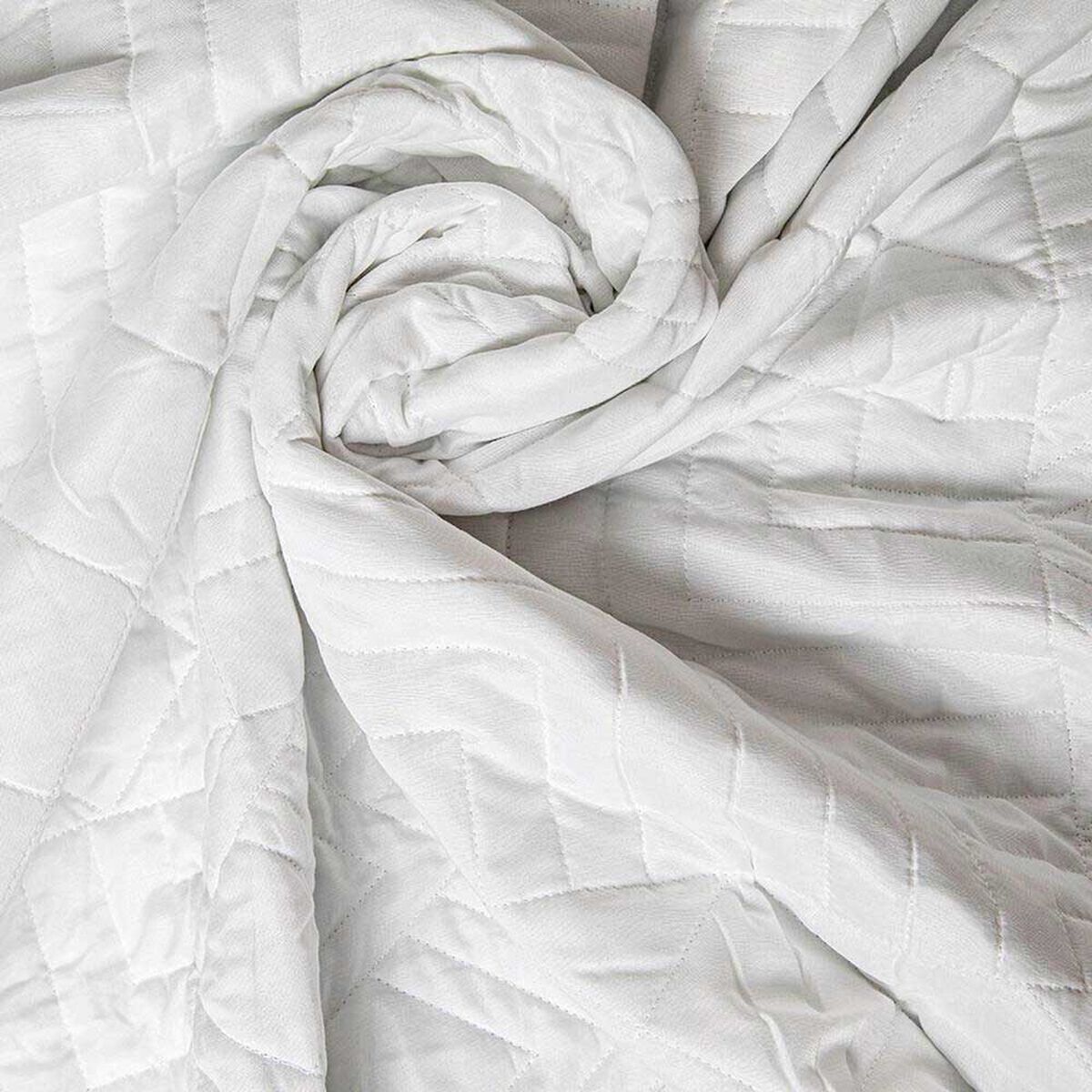 Quilt Doral 1,5 Plazas Blanco Elegance