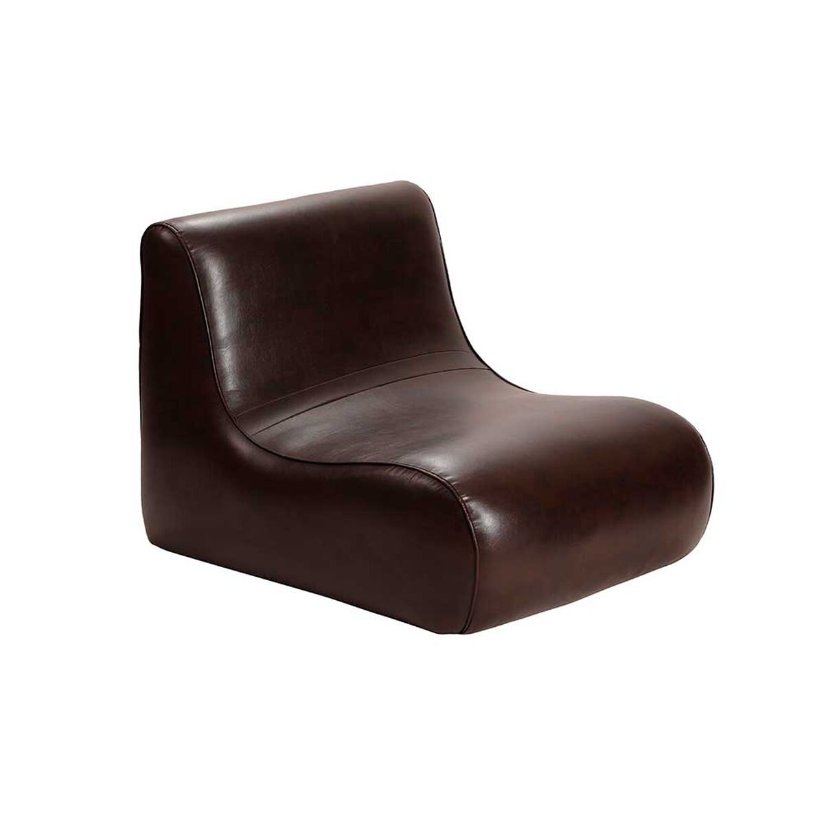 Sillón Bodevir Komodo PU 1 Cuerpo Chocolate 