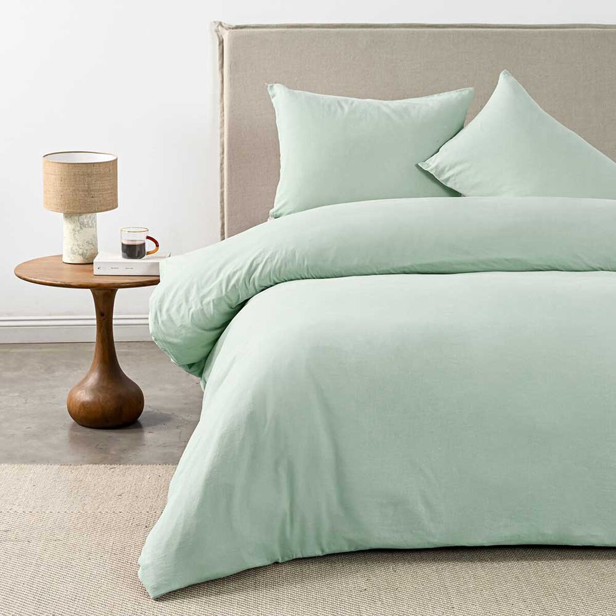 Funda de Plum&oacute;n Cannon S&uacute;per King Liso Sage