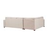 Sof&aacute; Seccional Izquierdo Living Factory Dubai 5 Cuerpos Beige