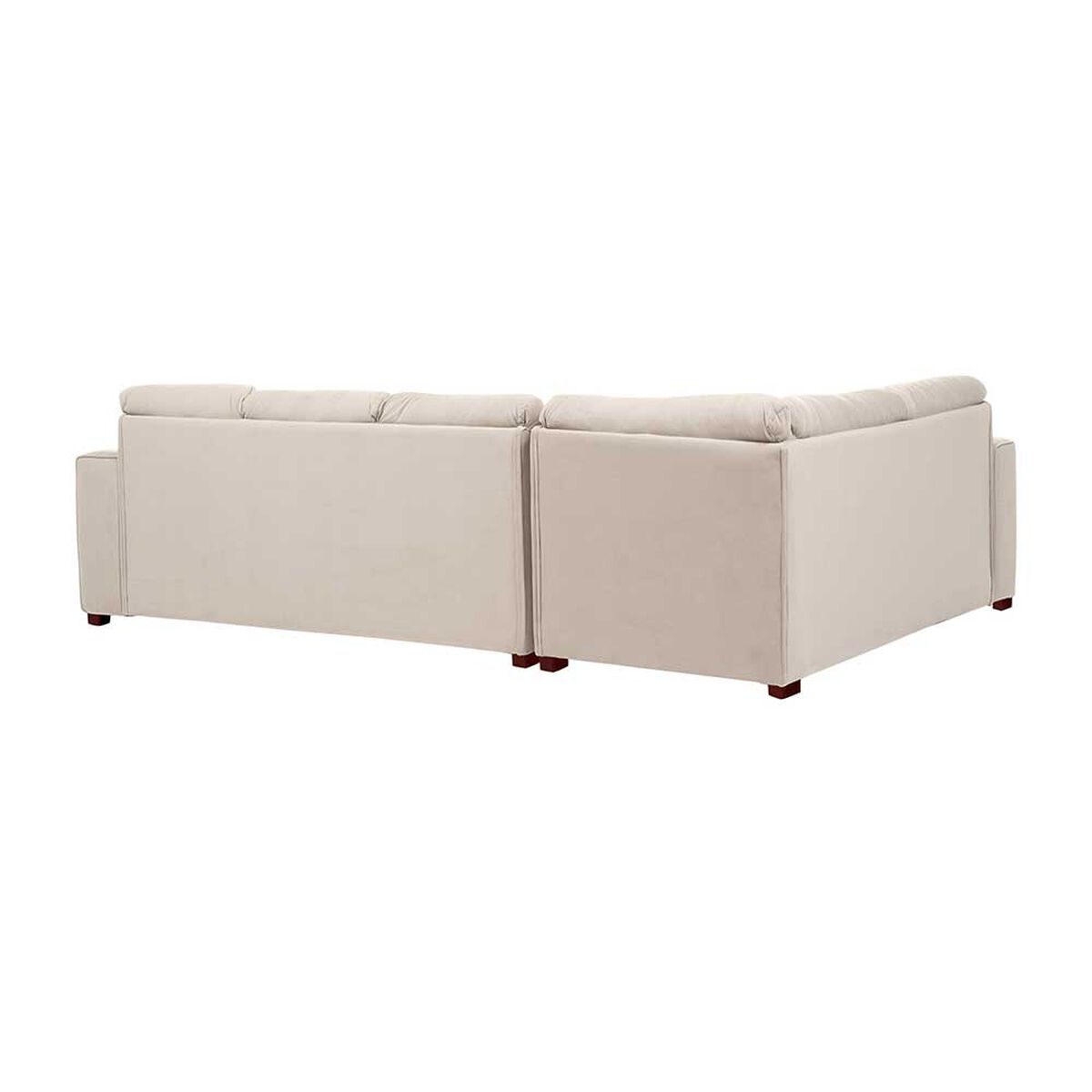 Sof&aacute; Seccional Izquierdo Living Factory Dubai 5 Cuerpos Beige