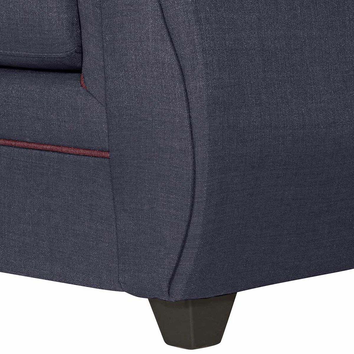 Juego de Living Black Factory Emili 4 Cuerpos Marengo