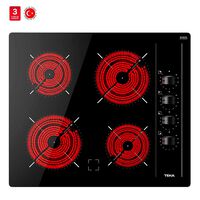 Encimera Eléctrica Teka TBC 64000 BK  4 Quemadores