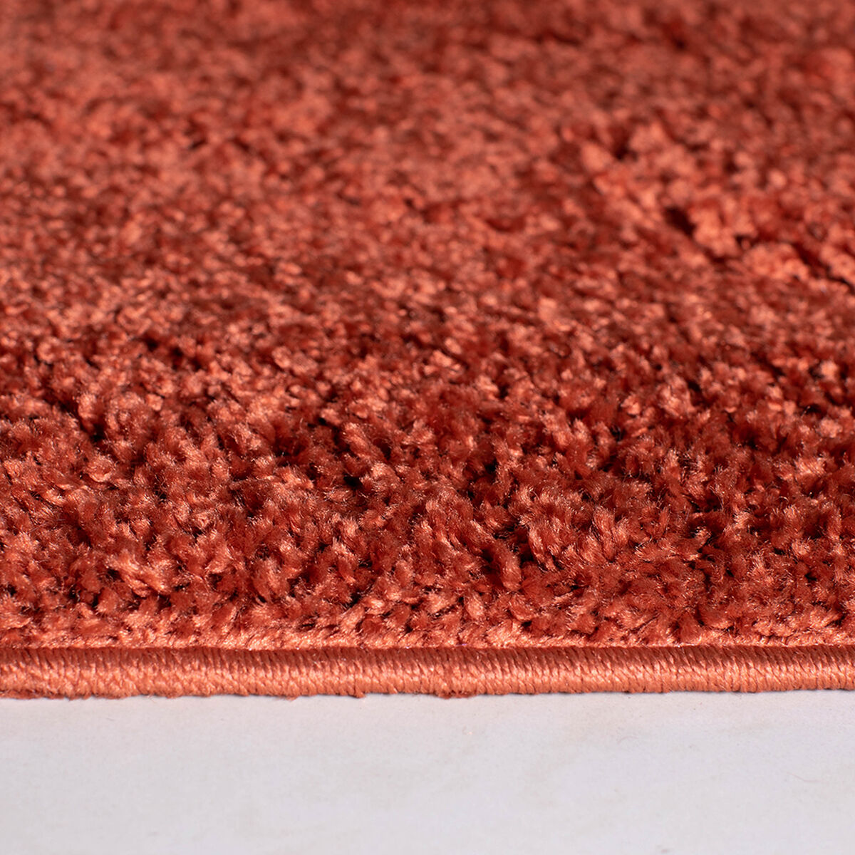 Bajada De Cama Doral Shaggy 100 x 60 cm Terracota
