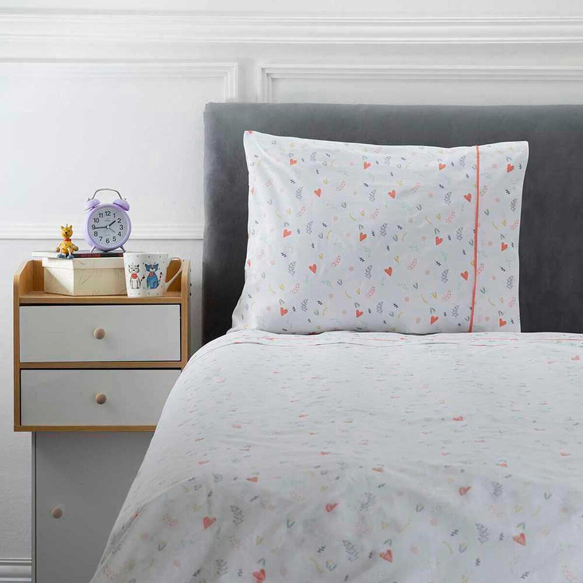 Juego de S&aacute;banas Infantil Casanova Kids 144 Hilos 1,5 Plazas Spring