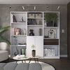 Estante 4 Repisas + Estante 2 Puertas + Estante 5 Repisas TuHome Home Blanco