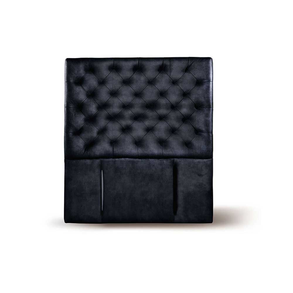 Respaldo Latam Home 1,5 Plazas Brescia Cuero Negro