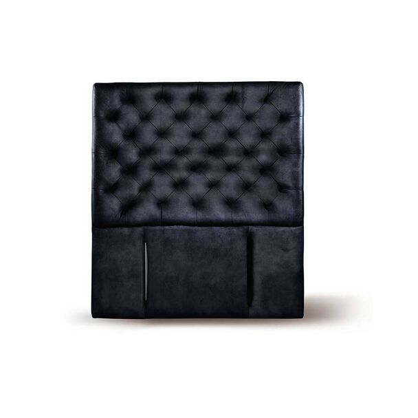 Respaldo Latam Home 1,5 Plazas Brescia Cuero Negro