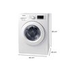 Lavadora Secadora Samsung WD11M4473MW/ZS 11/7 kg.