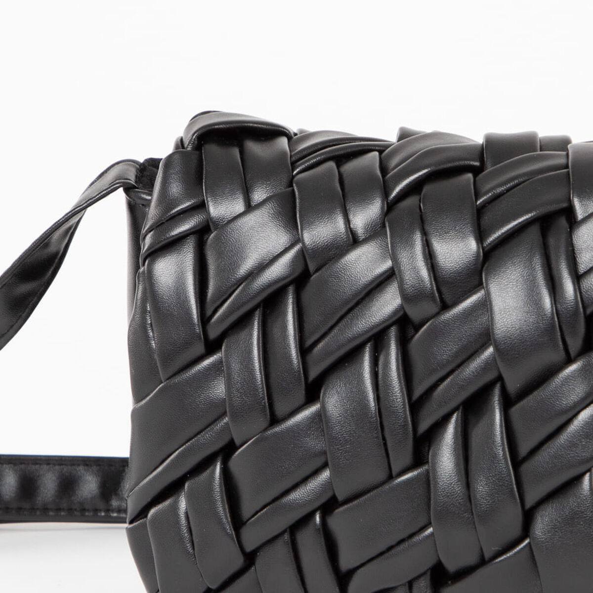 Bolso Cross Ecocuero Negro Fiorucci