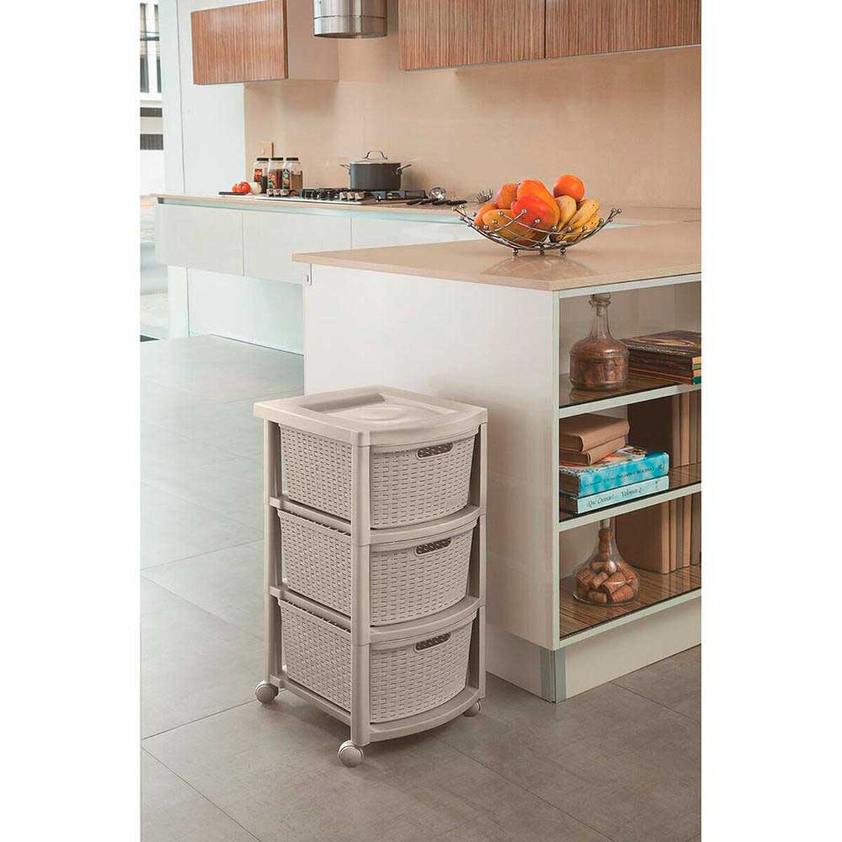 Organizador Pl&aacute;stico Rimax Rx9833 3 Cajones