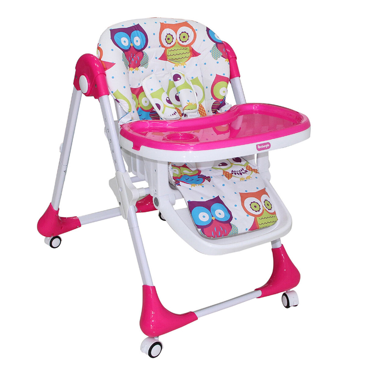 Silla de Comer Plegable Bebeglo RS-7085 Fucsia