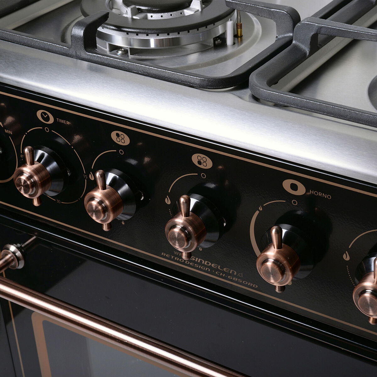 Cocina a Gas Sindelen CH-6850RD 4 Quemadores