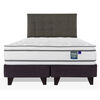 Cama Europea Flex King Majesty + 1 Respaldo