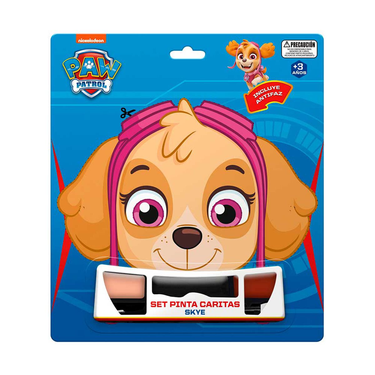 Pinta Carita Skye con Antifaz Paw Patrol