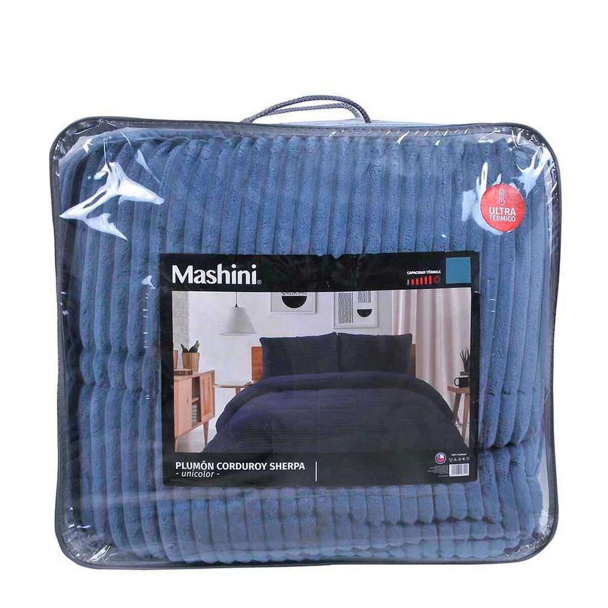 Plum&oacute;n Coral Sherpa Mashini 1,5 Plazas Liso