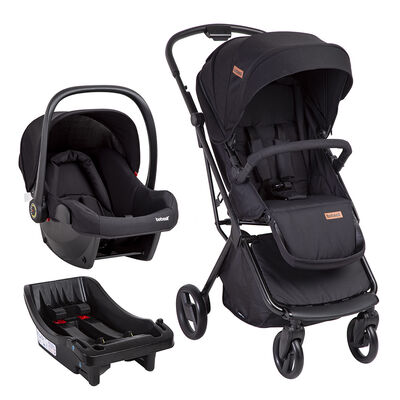 Imagen 1 del producto Coche Cuna Travel System Bebe Swift 360 Negro Bebesit