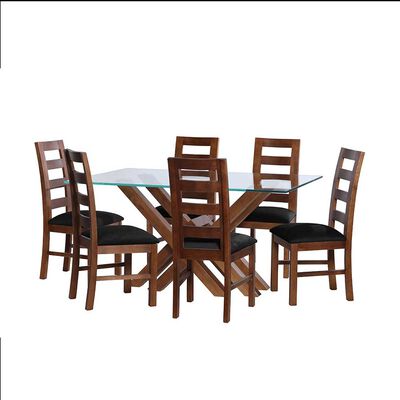 Imagen 1 del producto Juego de Comedor Latam Home Merida 6 Sillas Negro