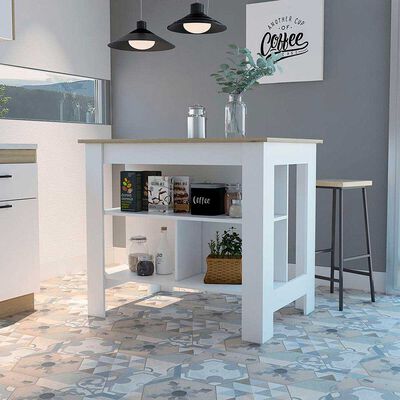 Imagen 2 del producto Mesa de Cocina TuHome Blanco Blanco Nevado