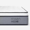 Cama Europea Rosen Base Dividida 2 Plazas Indie + Respaldo Rachel
