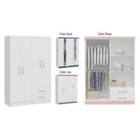 Clóset Yardas Y444 4 Puertas 2 Cajones