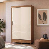 Clóset Casanova Fit 2 Puertas Correderas Jequitiba Blanco