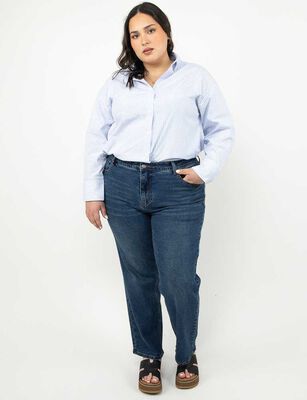 Imagen 2 del producto Jeans Straight Mujer Extralindas Azul