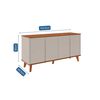 Buffet Decocasa Serena Off White Cinamomo