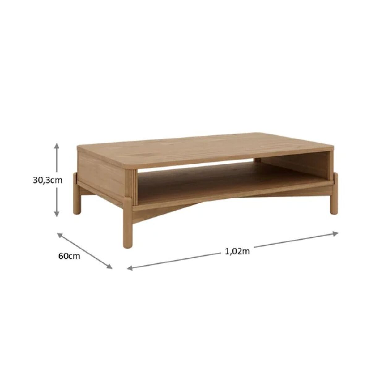 Mesa de Centro Roca Nest Tauari