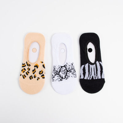 Imagen 2 del producto Pack 3 Calcetines Invisible Mujer Icono Surtido