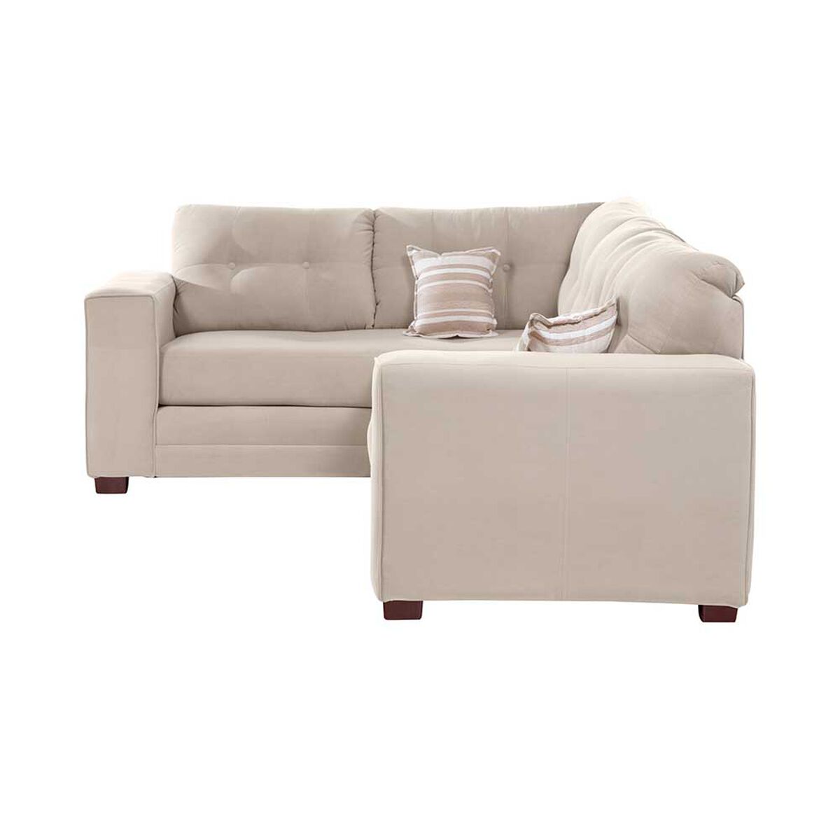 Sof&aacute; Seccional Izquierdo Living Factory Dubai 5 Cuerpos Beige