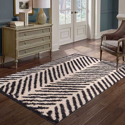 Imagen 2 del producto Alfombra Idetex Shaggy Guiza 170 x 230 cm Blanco