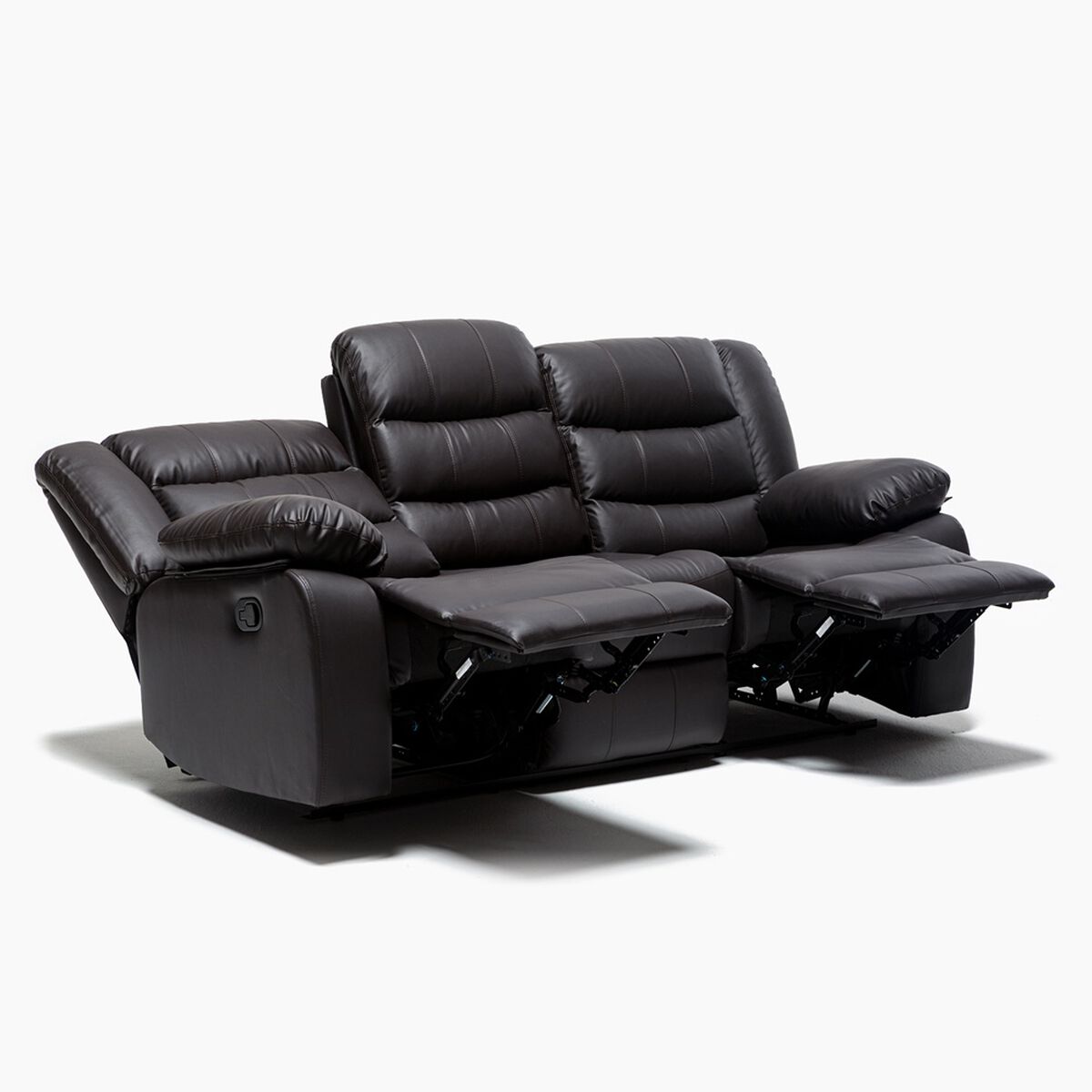 Sofá Daniels KM060SBL 3 Cuerpos Negro