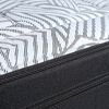 Cama Europea Rosen Base Dividida King Tempo + Respaldo + 2 Veladores Grafito + 2 Almohadas