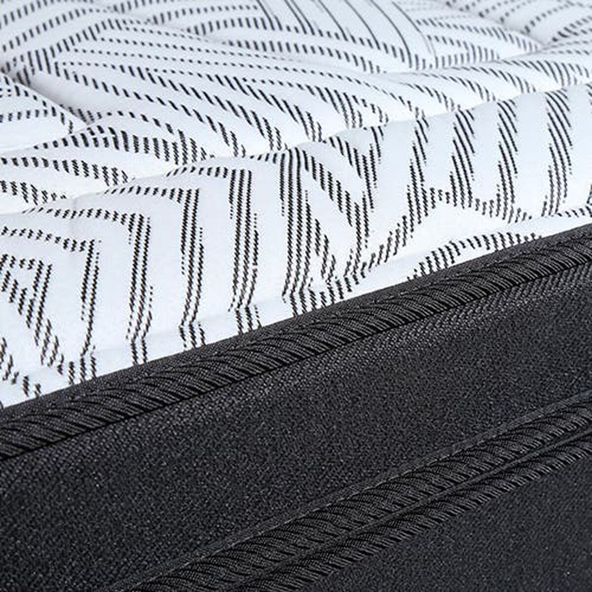 Cama Europea Rosen Base Dividida King Tempo + Respaldo + 2 Veladores Grafito + 2 Almohadas