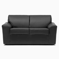 Sofá Cabsur Milan 2 Cuerpos PU Negro