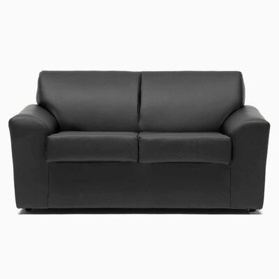 Sofá Cabsur Milan 2 Cuerpos PU Negro