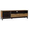 Rack TV Vekkahome Pilar Hasta 60" Café