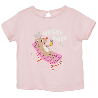 Imagen 1 del producto Polera Manga Corta Beba Chess Baby Rosado
