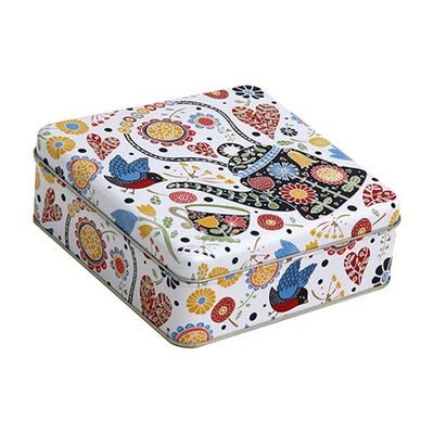 Imagen 1 del producto Lata Decorativa Metal Vgo 17 x 17 cm Diseño 3