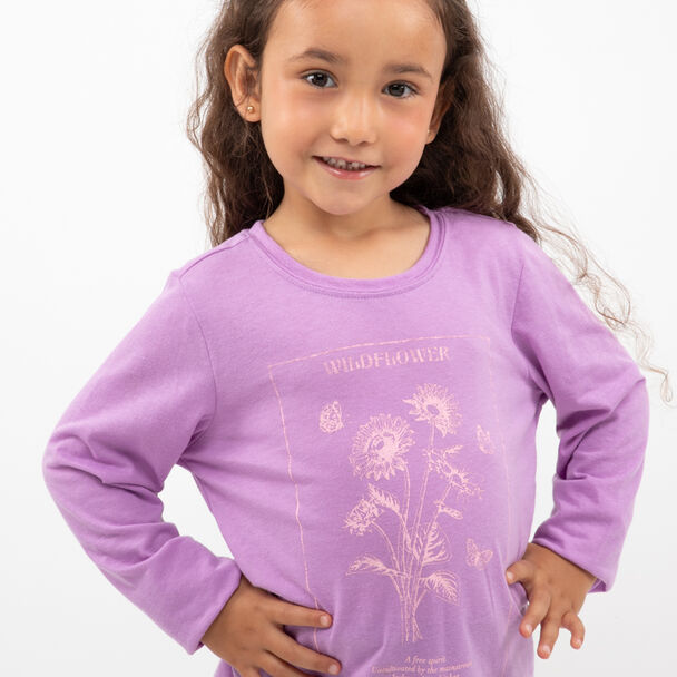 Polera Manga Larga Niña Chess